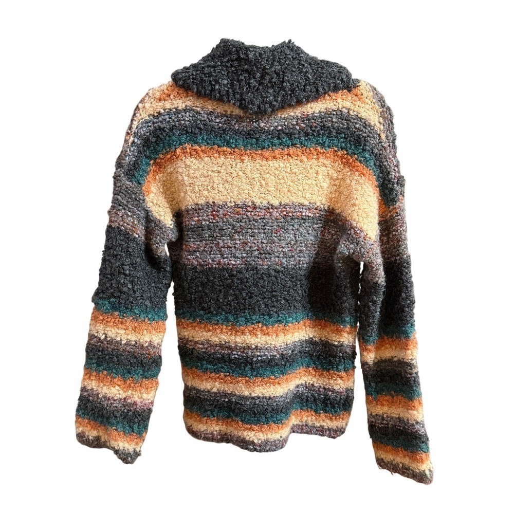 Anthropologie Moth Murray Striped Cowl Neck Sweater sz S - Picture 3 of 10